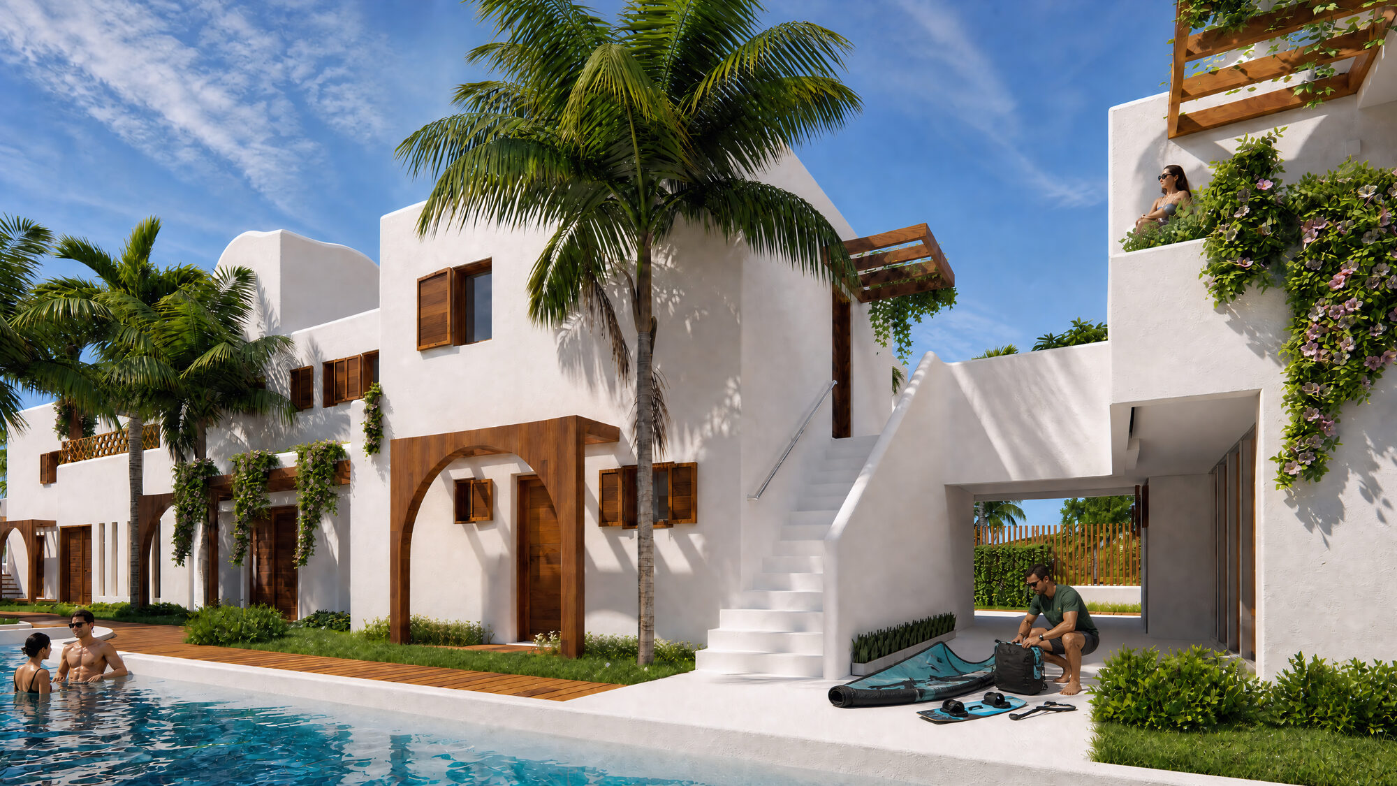 Entrada do Kite Villas